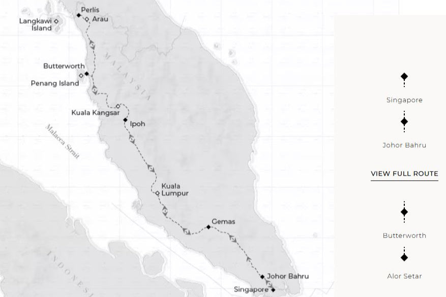 EASTERN & ORIENTAL EXPRESS, A BELMOND TRAIN - TIGER EXPRESS (SINGAPORE & MALAYSIA) 11/05 - 17/05/2025